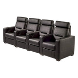 Salamander AV Basics TC3 4 Seat Black Leather Motorized Reclining Home Theater Seating | Best Salamander AV Basics TC3 4 Seat Black Leather Motorized Reclining Home Theater Seating | Salamander AV Basics TC3 4 Seat Black Leather Motorized Reclining Home Theater Seating Reviews | Audiolab Home Audio