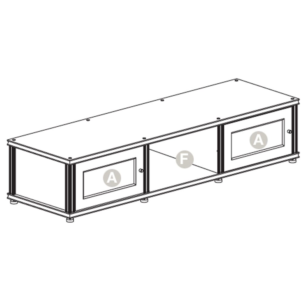 Salamander Synergy Single Box 132 Triple-Width AV Cabinet With Speaker Bay | Best Salamander Synergy Single Box 132 Triple-Width AV Cabinet With Speaker Bay | Salamander Synergy Single Box 132 Triple-Width AV Cabinet With Speaker Bay Reviews | Audiolab Home Audio
