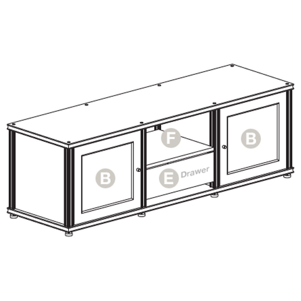 Salamander Synergy Single Box 236 Triple-Width AV Cabinet with Media Drawer | Best Salamander Synergy Single Box 236 Triple-Width AV Cabinet with Media Drawer | Salamander Synergy Single Box 236 Triple-Width AV Cabinet with Media Drawer Reviews | Audiolab Home Audio