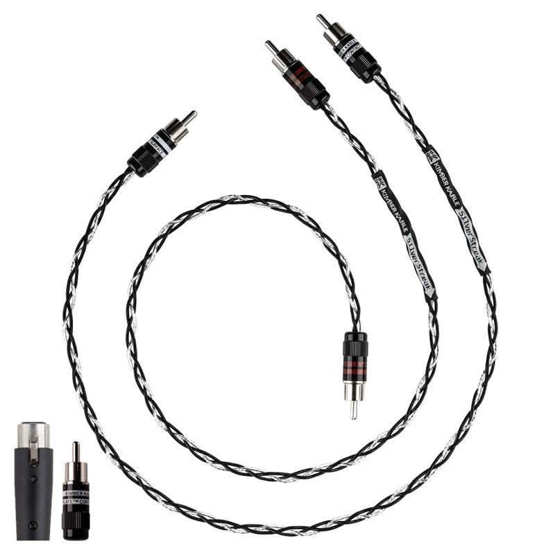 Kimber Kable Summit Series Silver Streak Interconnect Cable (Pair) 0.5 Meters | Best Kimber Kable Summit Series Silver Streak Interconnect Cable (Pair) 0.5 Meters | Kimber Kable Summit Series Silver Streak Interconnect Cable (Pair) 0.5 Meters Reviews | Audiolab Home Audio