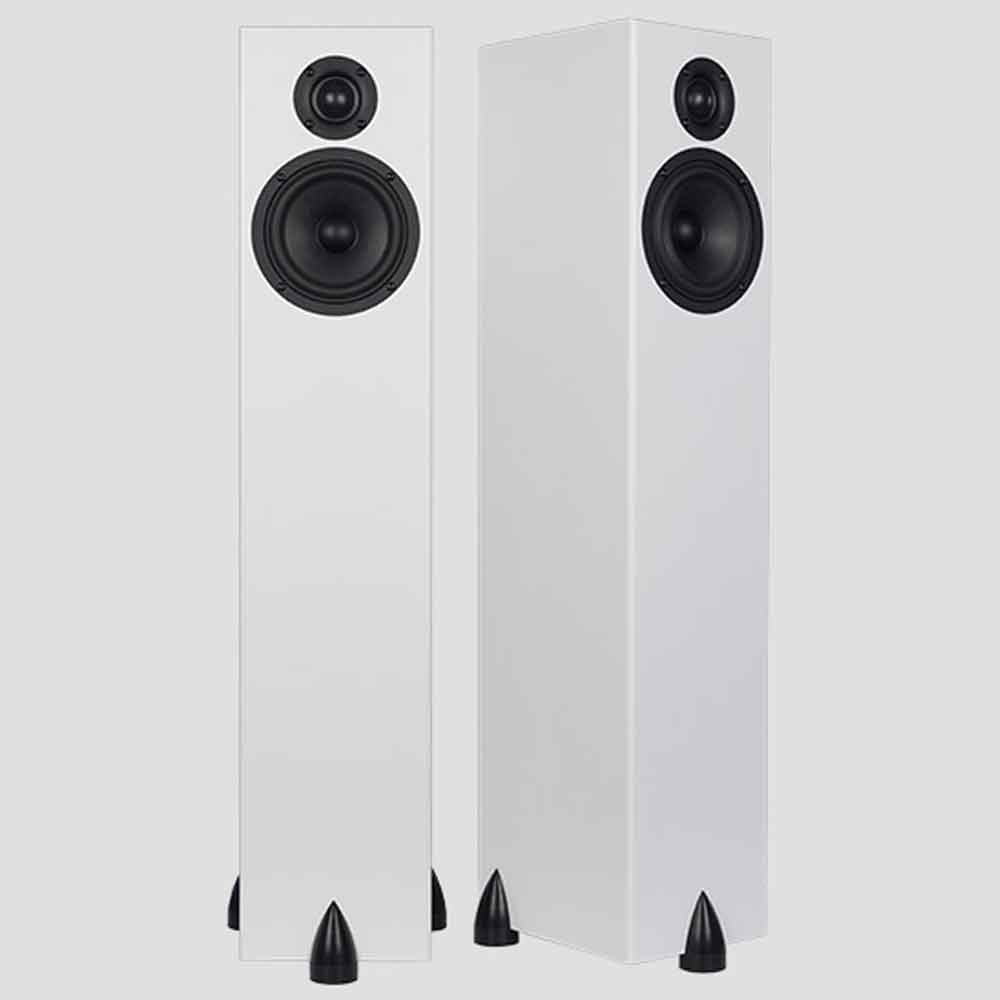 Totem Bison Tower in Satin White (Pair) | Best Totem Bison Tower in Satin White (Pair) | Totem Bison Tower in Satin White (Pair) Reviews | Audiolab Home Audio
