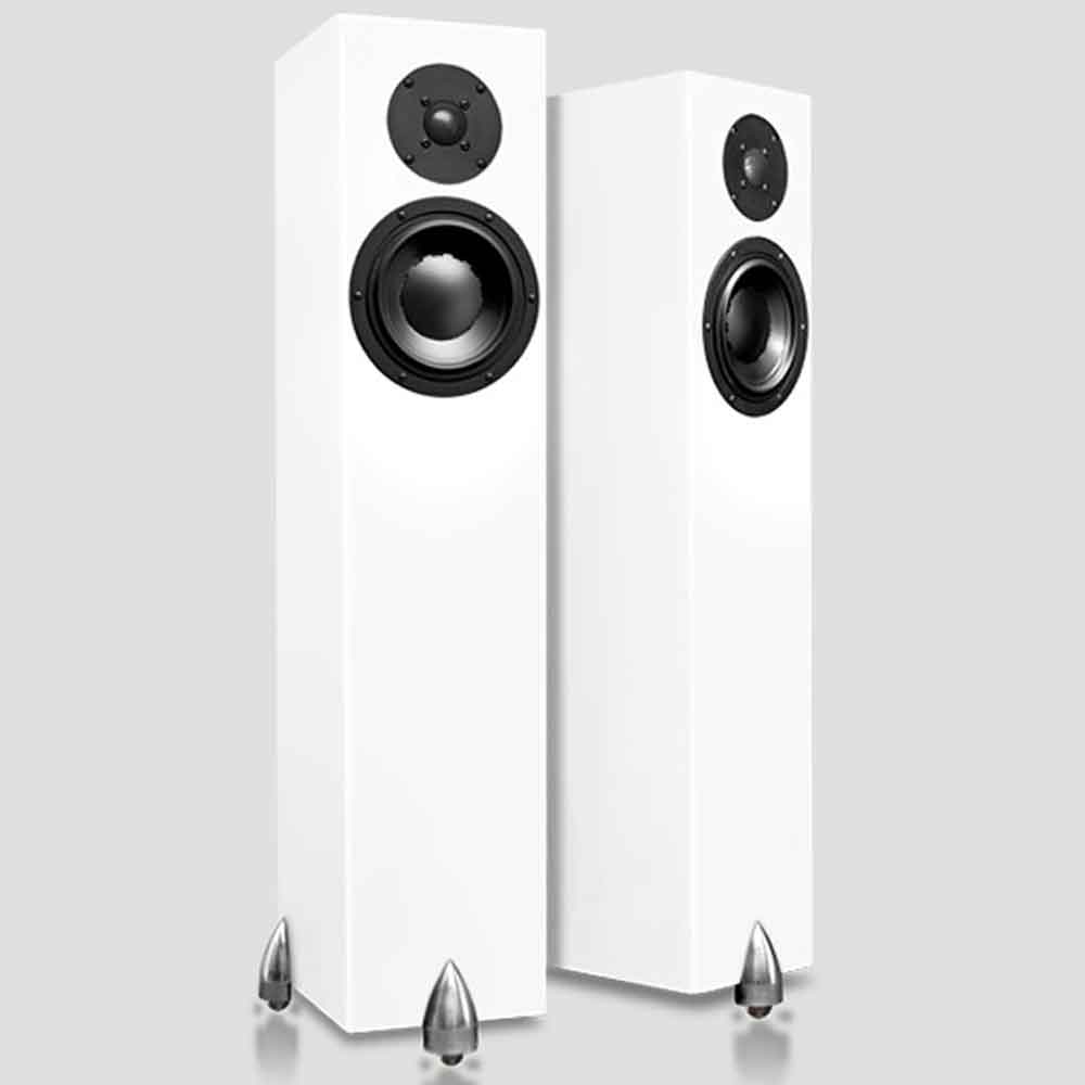 Totem Forest in Satin White (Pair) | Best Totem Forest in Satin White (Pair) | Totem Forest in Satin White (Pair) Reviews | Audiolab Home Audio