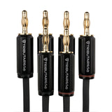 Tributaries Series 4 Bi-Wire Speaker Cable (Banana Plug) - 8ft - Audiolab