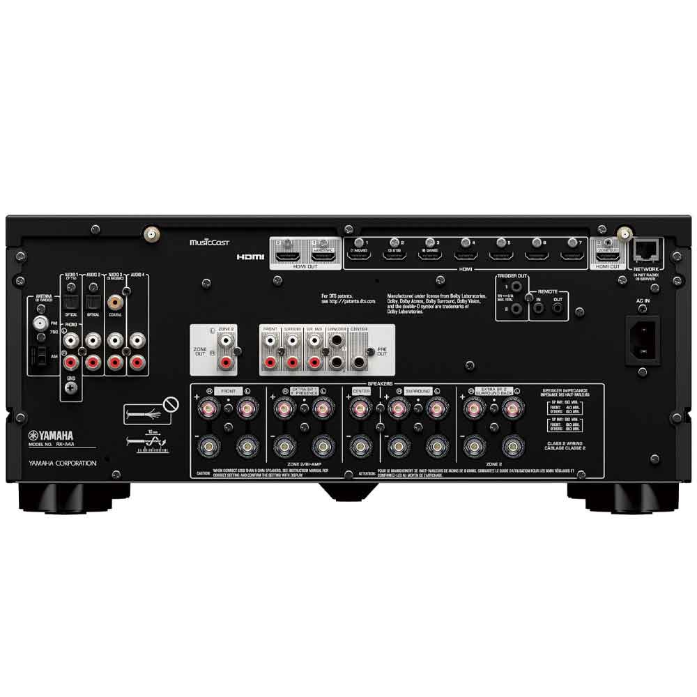 Yamaha RX-A4A AVENTAGE 7.2-Channel AV Receiver with 8K HDMI and MusicCast | Best Yamaha RX-A4A AVENTAGE 7.2-Channel AV Receiver with 8K HDMI and MusicCast | Yamaha RX-A4A AVENTAGE 7.2-Channel AV Receiver with 8K HDMI and MusicCast Reviews | Audiolab Home Audio