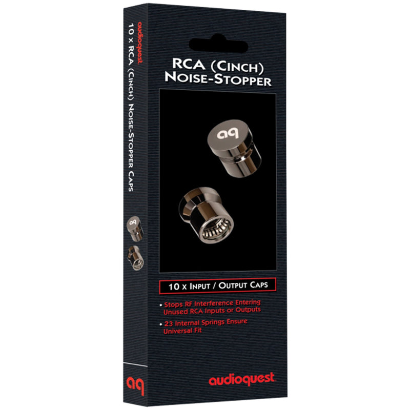 AudioQuest RCA Noise-Stopper Protection Caps (Set of 10)