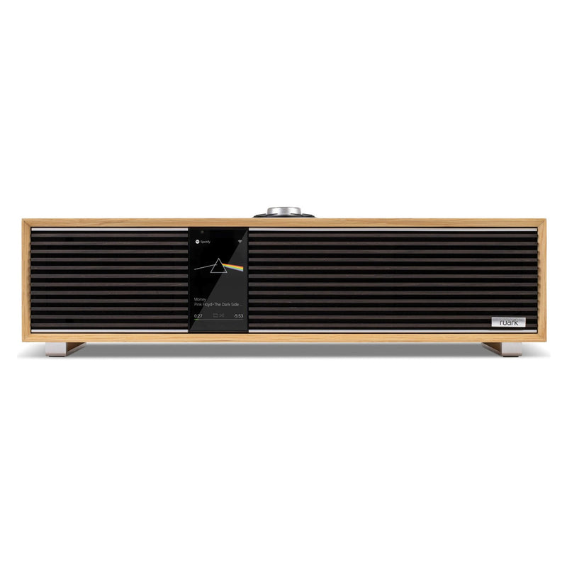 Ruark Audio R410 Integrated Music System Anniversary Edition in  White Oak / Ebony Inlay