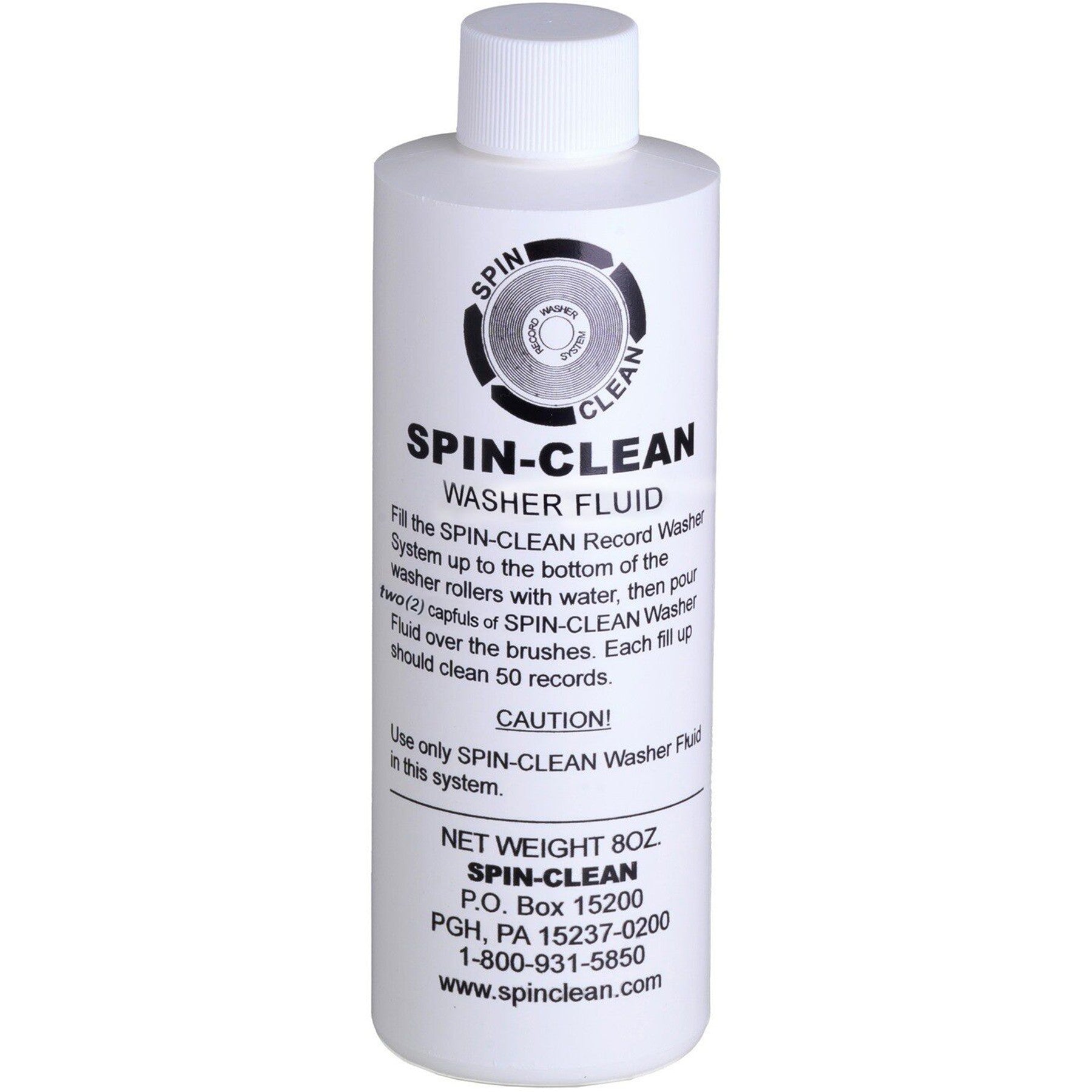 Spin-Clean 8 oz. Bottle Record Washer Fluid (Copy) - Audiolab