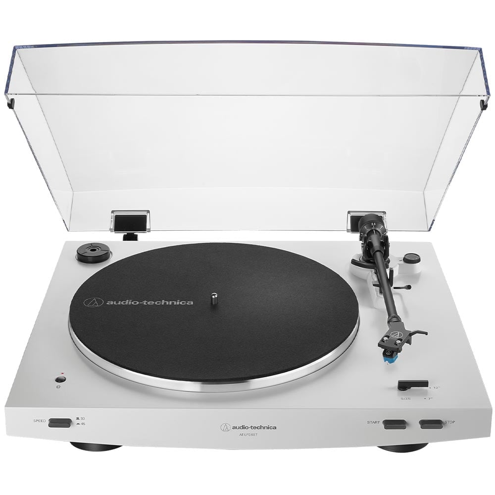 Audio-Technica AT-LP3XBT Fully Automatic Wireless Belt-Drive Turntable in White