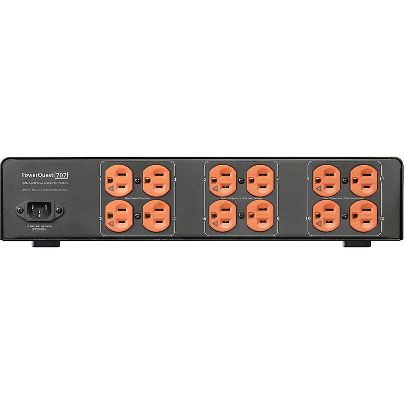 AudioQuest PowerQuest 707 Power Line Conditioner and Surge Protector With Power Cord | Best AudioQuest PowerQuest 707 Power Line Conditioner and Surge Protector With Power Cord | AudioQuest PowerQuest 707 Power Line Conditioner and Surge Protector With Power Cord Reviews | Audiolab Home Audio
