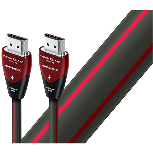 AudioQuest Cherry Cola 48 Optical HDMI A/V Long-Length Cable 18Gbps 4K-8K