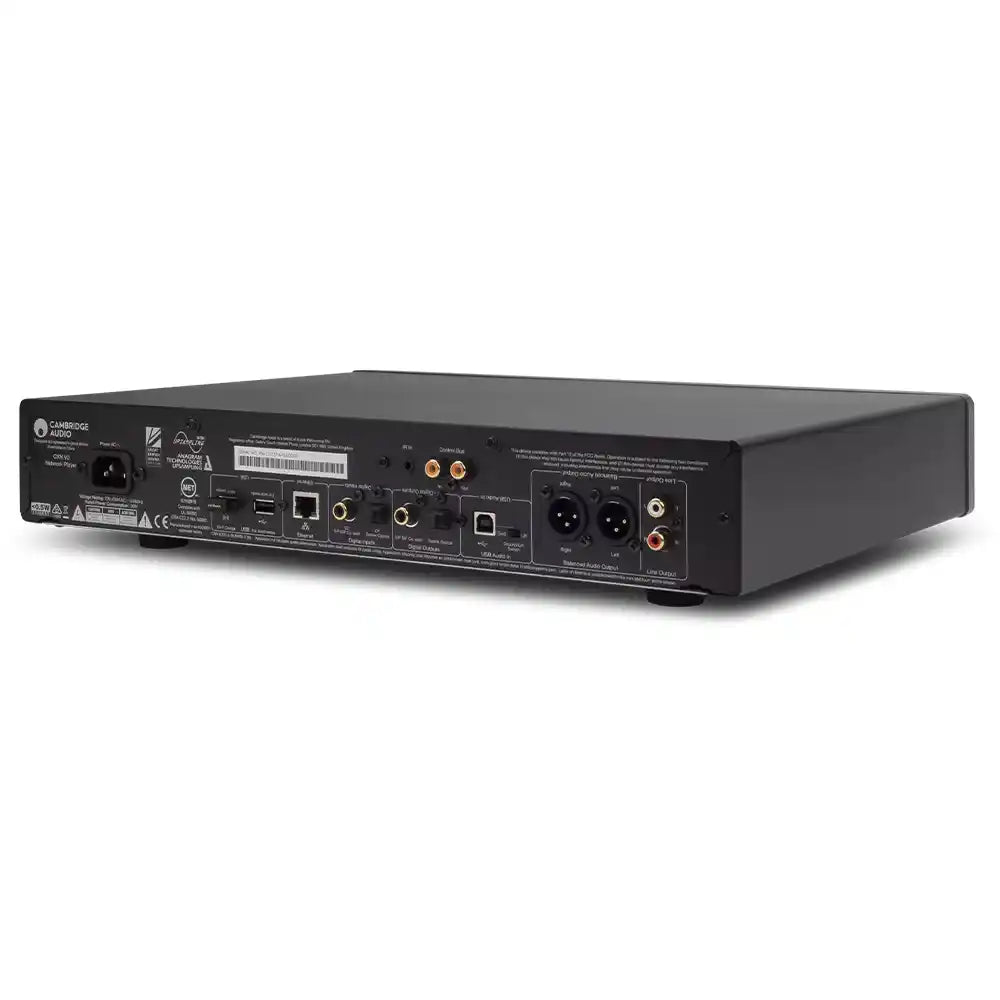 Cambridge Audio CXN V2 Network Streamer in Lunar Grey Rear Panel (Open Box)