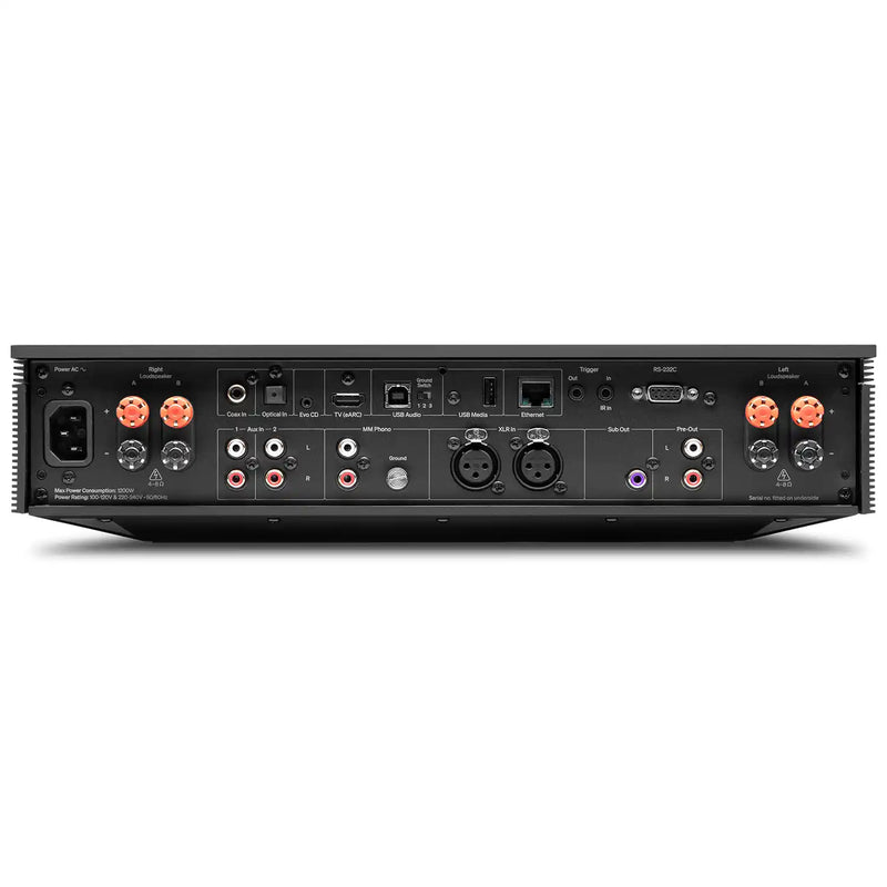 Cambridge Audio Evo 300 Premium Streaming Amplifier Rear Panel - Audiolab