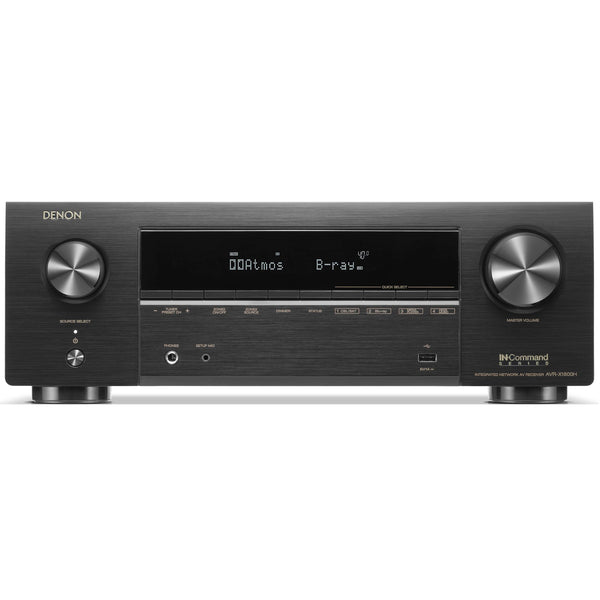 Denon AVR-X1800H 7.2 Ch. 80 wpc 8K AV Receiver with HEOS® Built-in