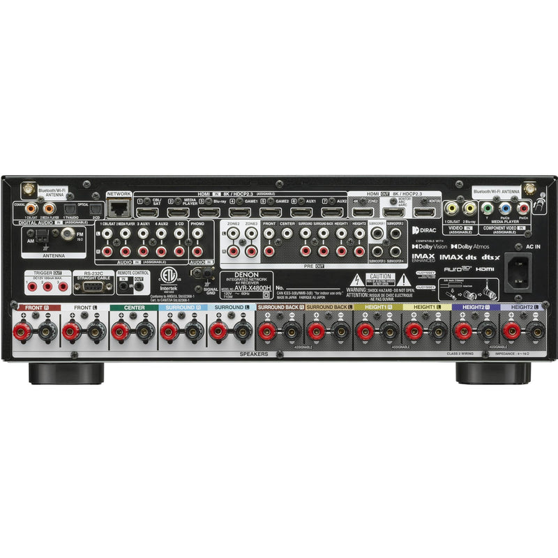 Denon AVR-X4800H 9.4 Channel 8K AV Receiver | Best Denon AVR-X4800H 9.4 Channel 8K AV Receiver | Denon AVR-X4800H 9.4 Channel 8K AV Receiver Reviews | Audiolab Home Audio