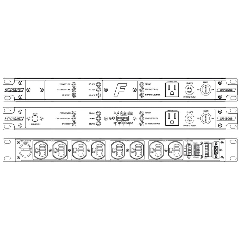 Furman CN-1800S 15A SmartSequencing Power Conditioner