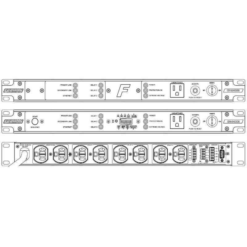 Furman CN-2400S 20A SmartSequencing Power Conditioner