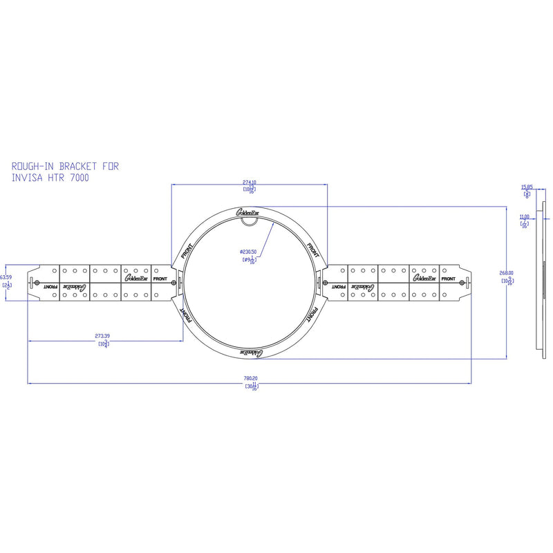 GoldenEar Invisa HTR 7000 Pre-Construction Rough-In Brackets (pair) | Best GoldenEar Invisa HTR 7000 Pre-Construction Rough-In Brackets (pair) | GoldenEar Invisa HTR 7000 Pre-Construction Rough-In Brackets (pair) Reviews | Audiolab Home Audio