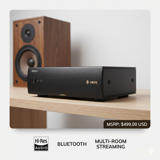 Denon HEOS Amp HS2 – Wireless Amplifier (Class D, 100W/Ch) Generated Image (Sealed New) - Audiolab