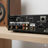 Denon HEOS Amp HS2 – Wireless Amplifier (Class D, 100W/Ch) Generated Image (Rear View) (Sealed New) - Audiolab