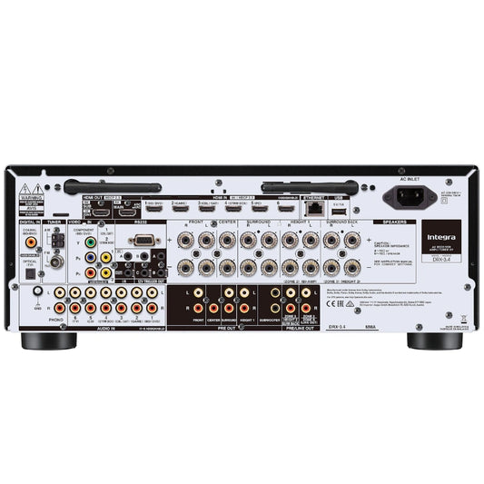 Integra DRX-3.4 9.2-Channel Network AV Receiver Rear Panel - Audiolab