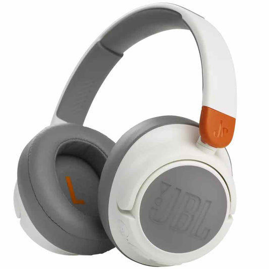 JBL JR 460NC Noise-Canceling Wireless Over-Ear Kids Headphones in White | Best JBL JR 460NC Noise-Canceling Wireless Over-Ear Kids Headphones in White | JBL JR 460NC Noise-Canceling Wireless Over-Ear Kids Headphones in White Reviews | Audiolab Home Audio