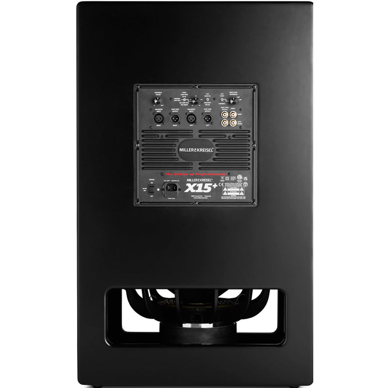 M&K X15+ THX Subwoofer with Dual 15" Push-Pull Long-Throw Woofers | Best M&K X15+ THX Subwoofer with Dual 15" Push-Pull Long-Throw Woofers | M&K X15+ THX Subwoofer with Dual 15" Push-Pull Long-Throw Woofers Reviews | Audiolab Home Audio