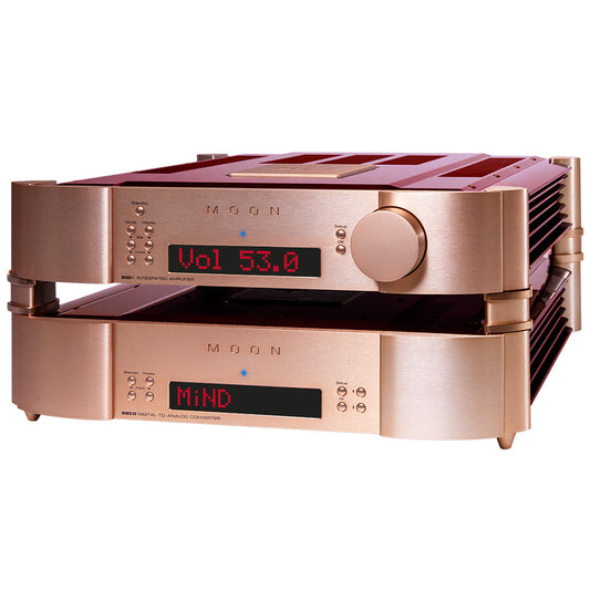 MOON Anniversary Edition 600i + 680D Streaming DAC Integrated Amplifier