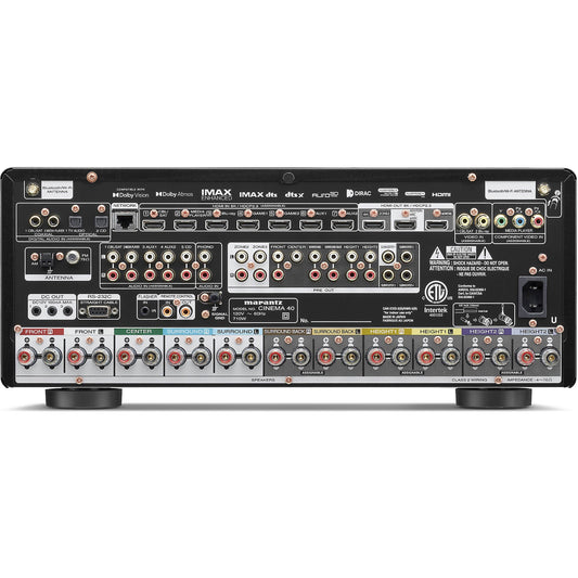 Marantz CINEMA 40 Premium 9.4 Channel 125-Watts-Per-Channel AV Receiver | Best Marantz CINEMA 40 Premium 9.4 Channel 125-Watts-Per-Channel AV Receiver | Marantz CINEMA 40 Premium 9.4 Channel 125-Watts-Per-Channel AV Receiver Reviews | Audiolab Home Audio