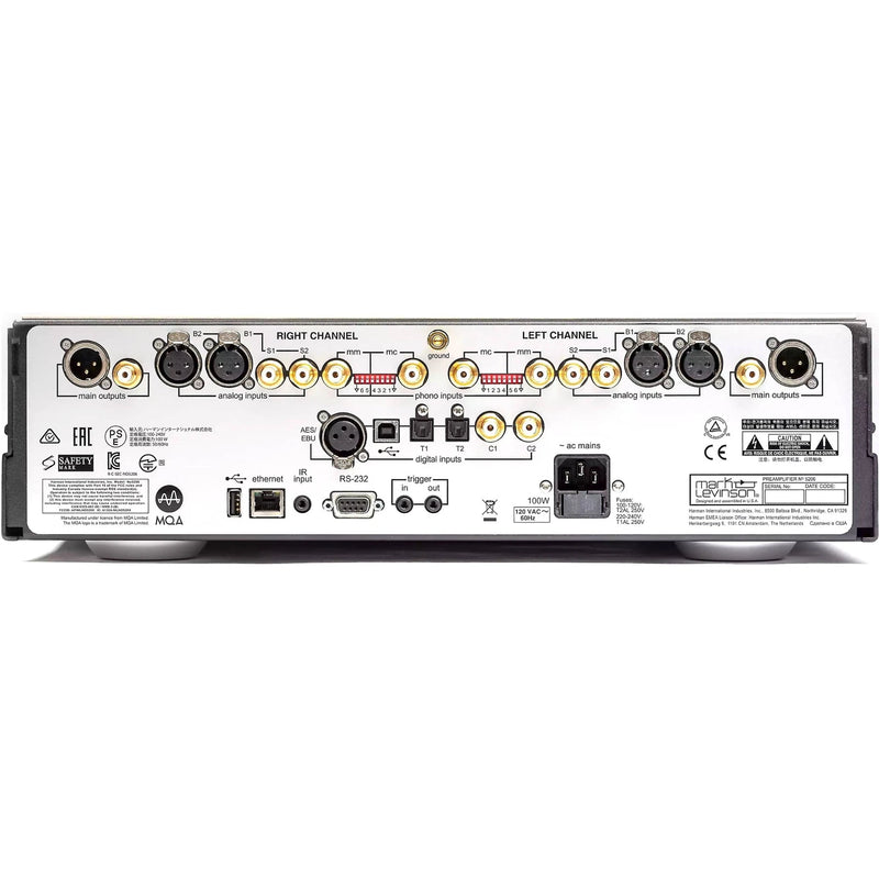 Mark Levinson №5206 Dual-Monaural Preamplifier | Best Mark Levinson №5206 Dual-Monaural Preamplifier | Mark Levinson №5206 Dual-Monaural Preamplifier Reviews | Audiolab Home Audio