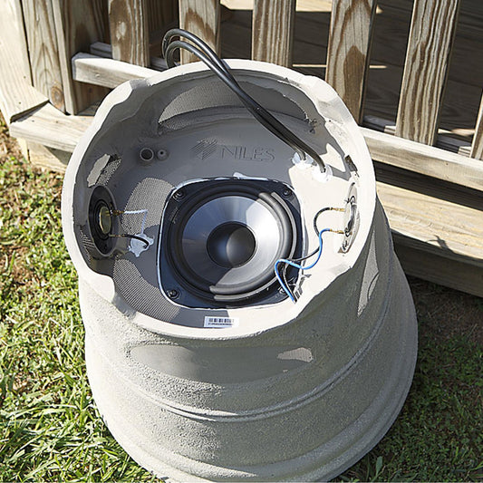 Niles PS6SI Stereo-Input Planter Speaker in Concrete Finish | Best Niles PS6SI Stereo-Input Planter Speaker in Concrete Finish | Niles PS6SI Stereo-Input Planter Speaker in Concrete Finish Reviews | Audiolab Home Audio