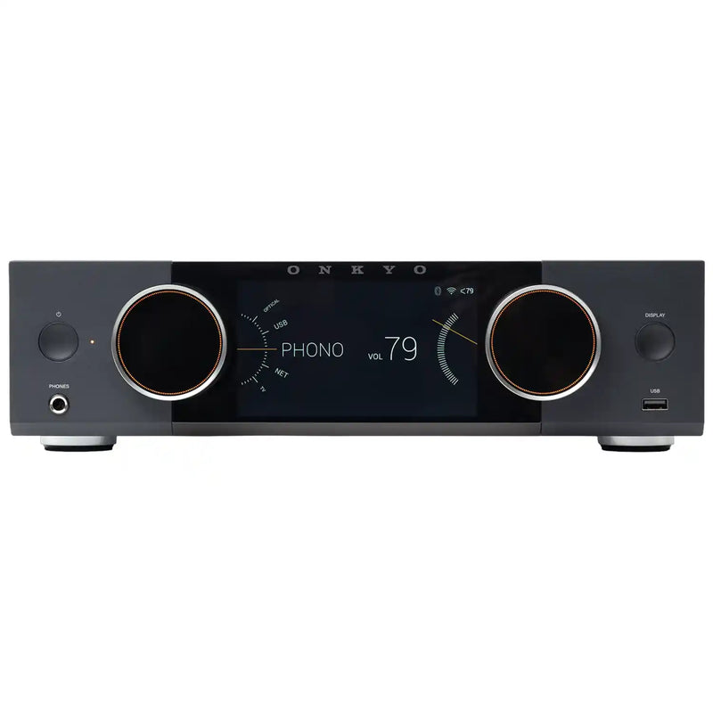 Onkyo Muse Y-50 Network Streamer and Integrated High Power Amplifier in Black - Audiolab