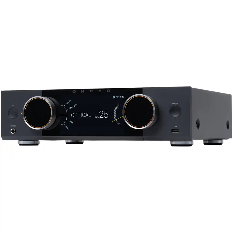 Onkyo Muse Y-50 Network Streamer and Integrated High Power Amplifier in Black - Audiolab