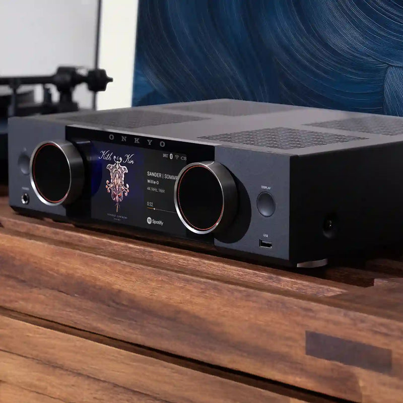Onkyo Muse Y-50 Network Streamer and Integrated High Power Amplifier in Black - Audiolab