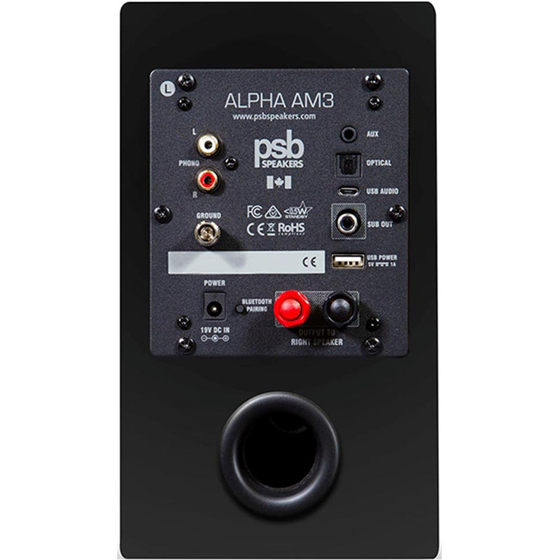 PSB Alpha AM3 Powered Speaker (pair) | Best PSB Alpha AM3 Powered Speaker (pair) | PSB Alpha AM3 Powered Speaker (pair) Reviews | Audiolab Home Audio