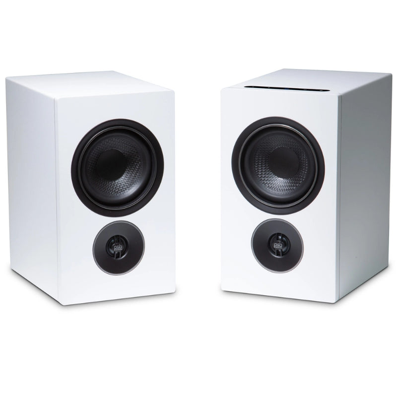 PSB iQ1 BluOS Streaming Powered Speaker in White (Pair) - Audiolab