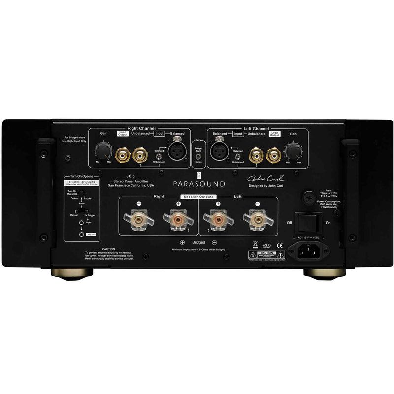 Parasound Halo JC 5 Stereo Power Amplifier | Best Parasound Halo JC 5 Stereo Power Amplifier | Parasound Halo JC 5 Stereo Power Amplifier Reviews | Audiolab Home Audio