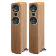 Q Acoustics 3050C High Performance Floorstanding Speaker in Pin Oak (Pair) - Audiolab