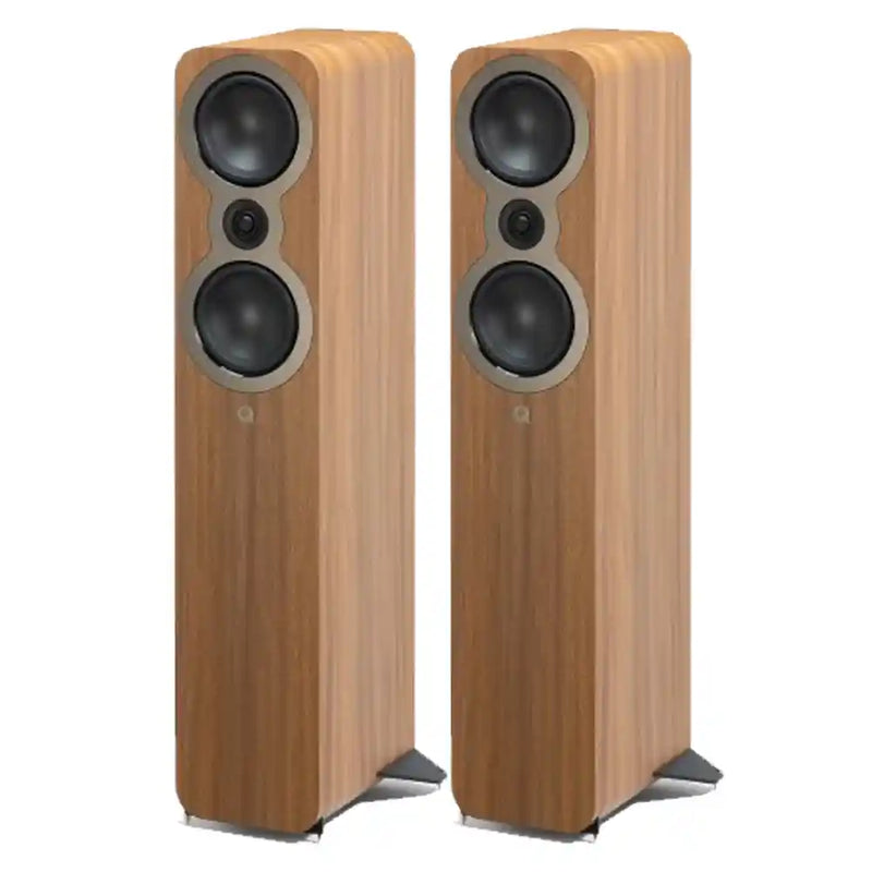 Q Acoustics 3050C High Performance Floorstanding Speaker in Pin Oak (Pair) - Audiolab