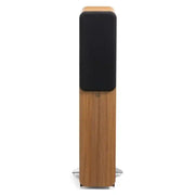 Q Acoustics 3050C High Performance Floorstanding Speaker in Pin Oak (Pair) with Grille - Audiolab