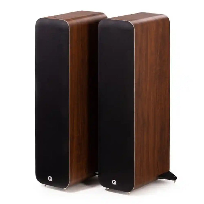 Q Acoustics M40 HD Wireless Music System Floorstanding Speaker in Walnut (Pair) - Audiolab