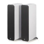 Q Acoustics M40 HD Wireless Music System Floorstanding Speaker in White (Pair) - Audiolab