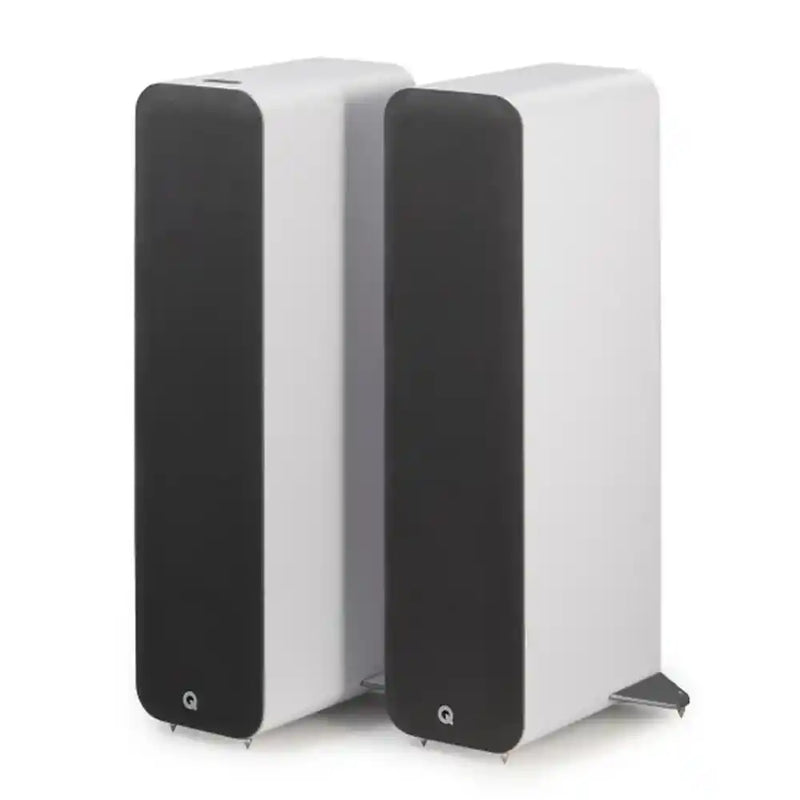 Q Acoustics M40 HD Wireless Music System Floorstanding Speaker in White (Pair) - Audiolab
