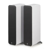 Q Acoustics M40 HD Wireless Music System Floorstanding Speaker in White (Pair) - Audiolab