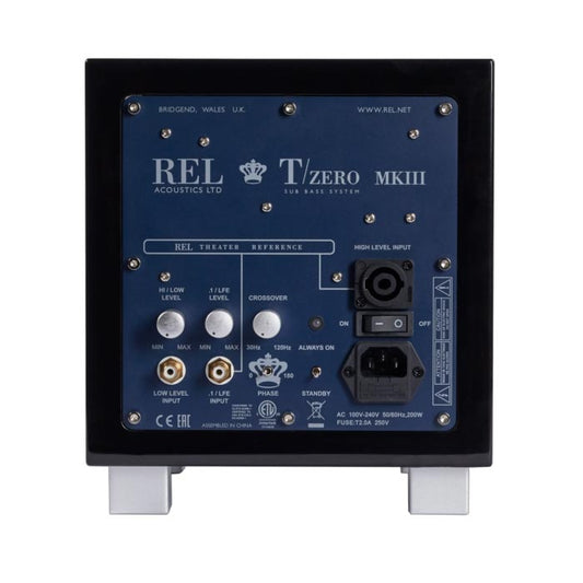 REL Acoustics Tzero MKIII Down-firing Powered Subwoofer in Black | Best REL Acoustics Tzero MKIII Down-firing Powered Subwoofer in Black | REL Acoustics Tzero MKIII Down-firing Powered Subwoofer in Black Reviews | Audiolab Home Audio