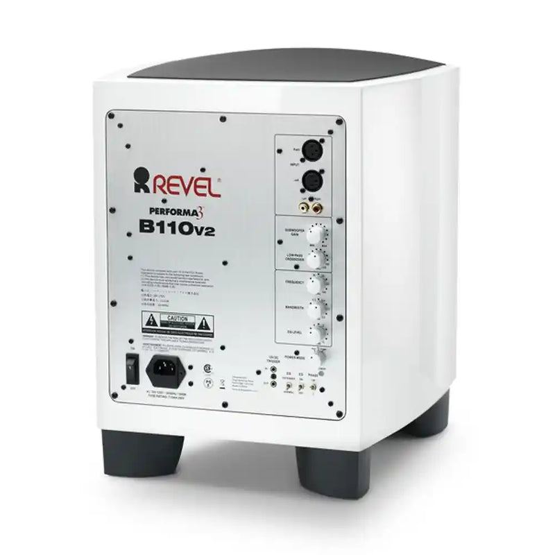 Revel Performa3 B110v2 10 Powered Subwoofer in White Demo - Audiolab