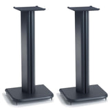 Sanus BF24B 24 Inch Speaker Stands (Pair) Basic Series For Medium Bookshelf Speakers