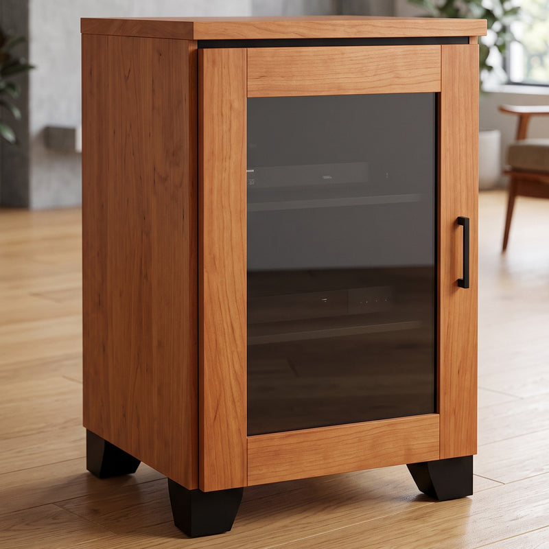 Salamander Elba 317 Single-Width AV Cabinet in American Cherry
