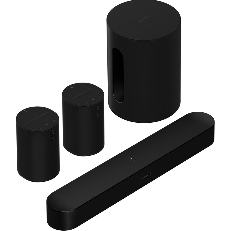 Sonos Beam (Gen 2) 5.1 Complete Surround System With Sub-mini and a Pair of Era 100's | Best Sonos Beam (Gen 2) 5.1 Complete Surround System With Sub-mini and a Pair of Era 100's | Sonos Beam (Gen 2) 5.1 Complete Surround System With Sub-mini and a Pair of Era 100's Reviews | Audiolab Home Audio