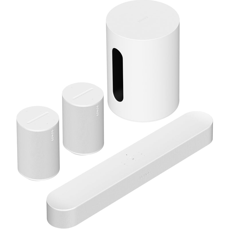 Sonos Beam (Gen 2) 5.1 Complete Surround System With Sub-mini and a Pair of Era 100's | Best Sonos Beam (Gen 2) 5.1 Complete Surround System With Sub-mini and a Pair of Era 100's | Sonos Beam (Gen 2) 5.1 Complete Surround System With Sub-mini and a Pair of Era 100's Reviews | Audiolab Home Audio