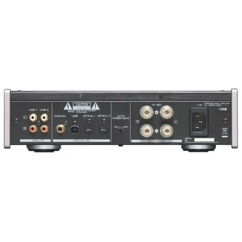 TEAC AI-501DA Integrated Amplifier with USB Streaming in Black Rear Panel View (Trade-In)